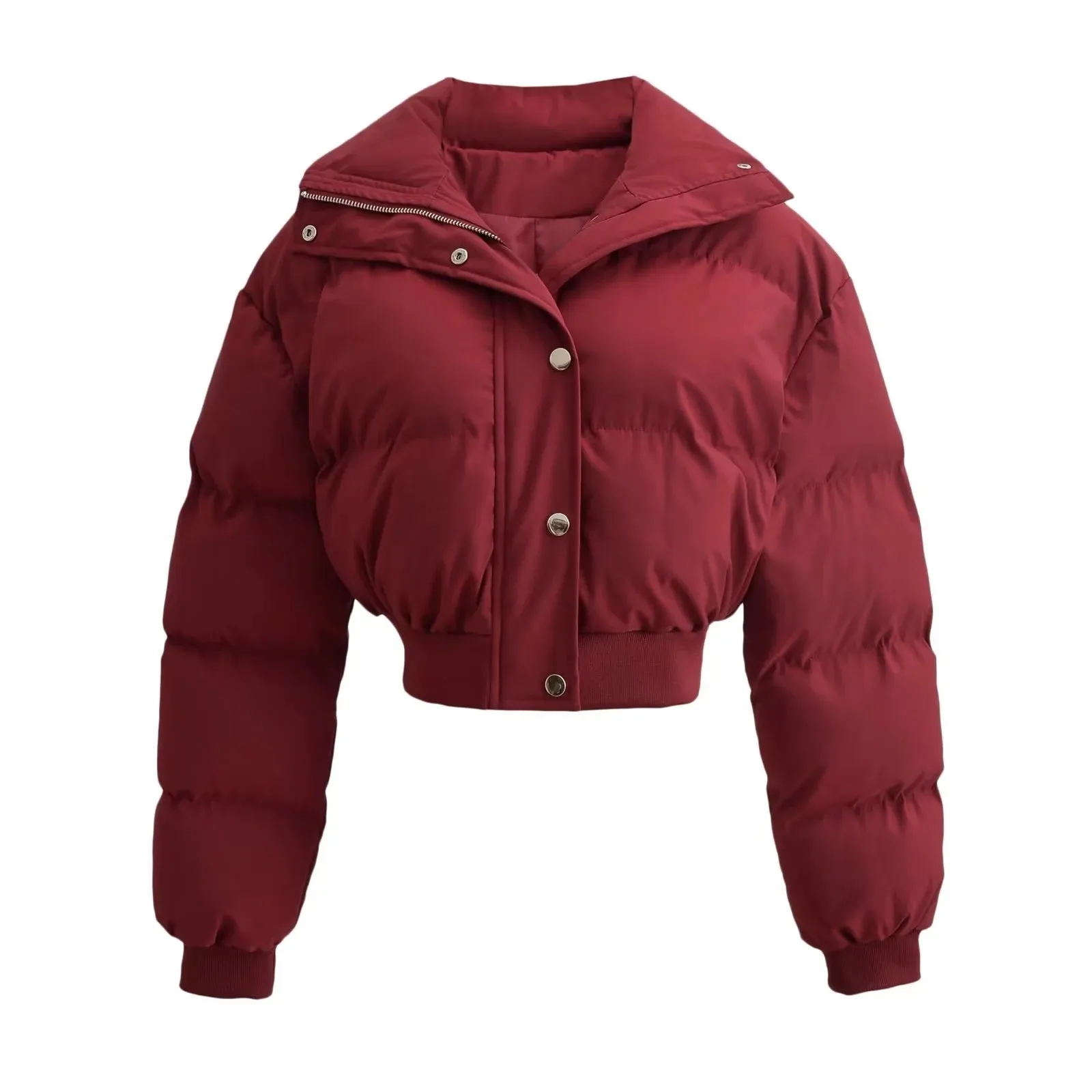 winter new thickened seven-color warm cotton clothes loose and handsome European and American trend women's cotton-padded jackets
