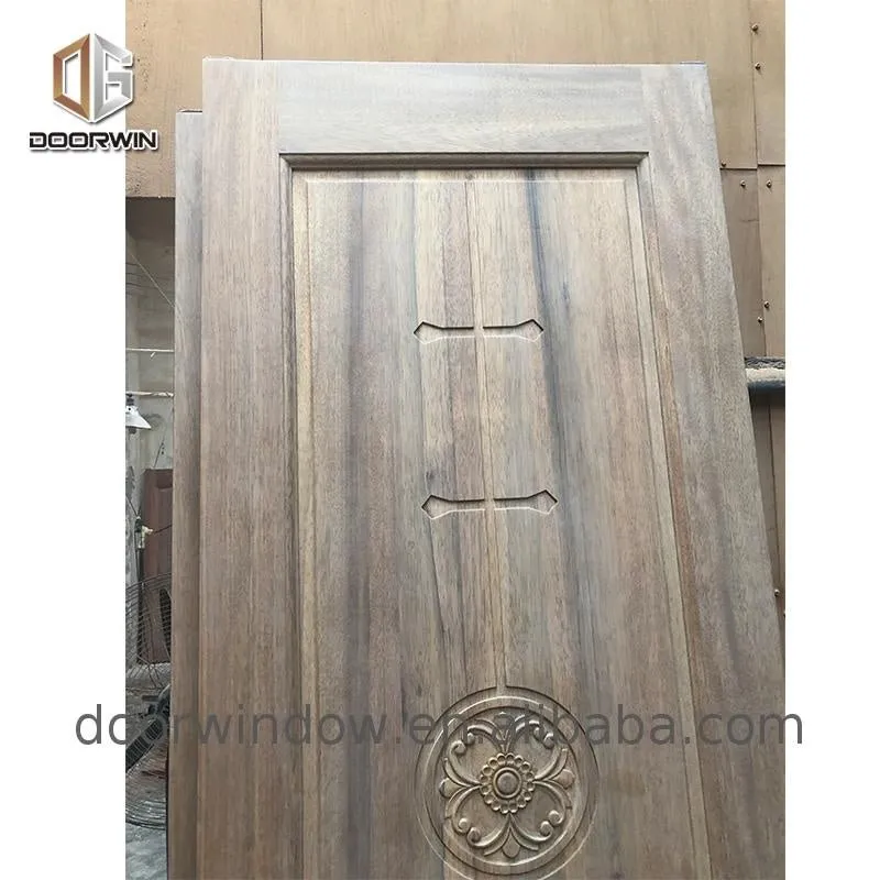 Wooden door with frame decoration glass insert wood interior door glass insert wood interior door
